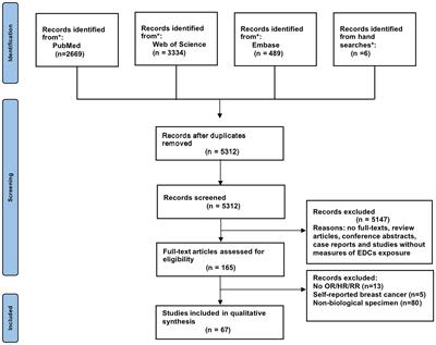 Frontiers Endocrine Disrupting Chemicals And Breast Cancer A Meta Analysis